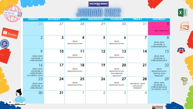 JADUAL AKTIVITI JAN 2022